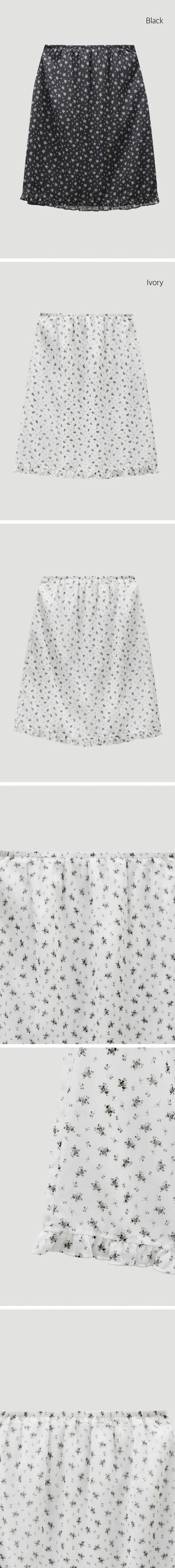 Floral Midi Skirt
