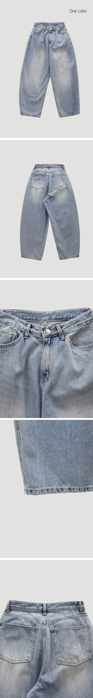 Wide Denim Pants
