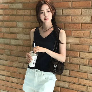 V Neck Sleeveless