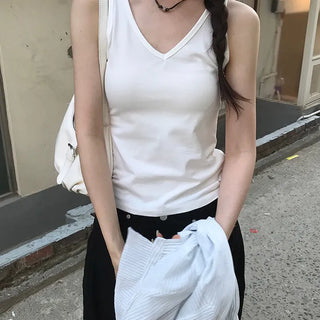 V Neck Sleeveless