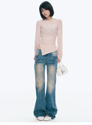 [NECY] Ripped Distressed Skinny Jeans