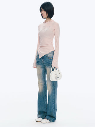 [NECY] Ripped Distressed Skinny Jeans