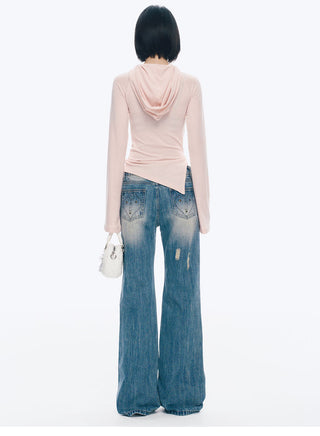 [NECY] Ripped Distressed Skinny Jeans