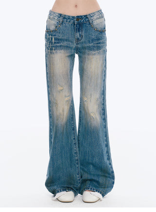 [NECY] Ripped Distressed Skinny Jeans