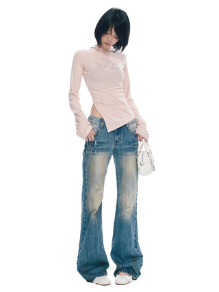 [NECY] Ripped Distressed Skinny Jeans