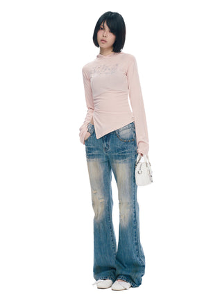 [NECY] Ripped Distressed Skinny Jeans