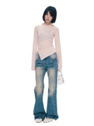 [NECY] Ripped Distressed Skinny Jeans