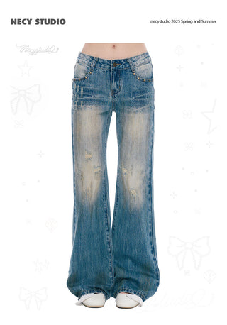 [NECY] Ripped Distressed Skinny Jeans