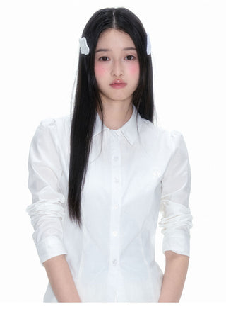 [NECY] White Wings Hairpin Sweet Girls Hair Acc