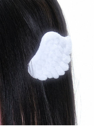 [NECY] White Wings Hairpin Sweet Girls Hair Acc