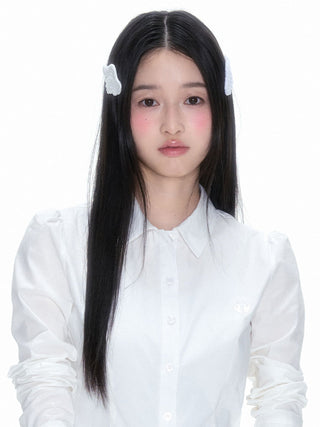 [NECY] White Wings Hairpin Sweet Girls Hair Acc