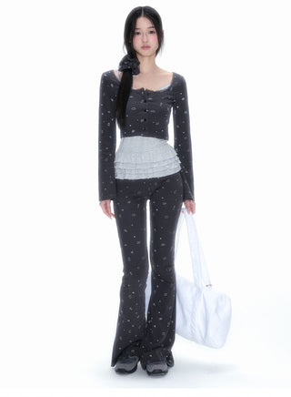 [NECY] Heart Lock White Bag Handbag