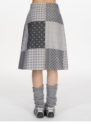 [NECY] printed floral skirt