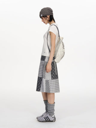 [NECY] printed floral skirt