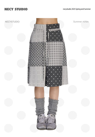 [NECY] printed floral skirt