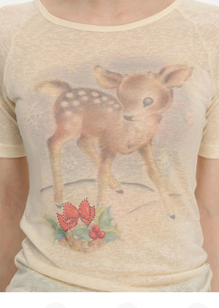 [NECY] deer print tee