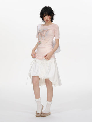 [NECY] deer print tee