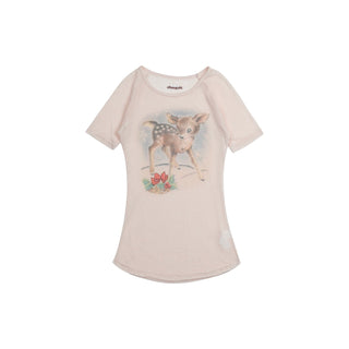 [NECY] deer print tee