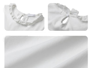 [NECY] ruffled round neck