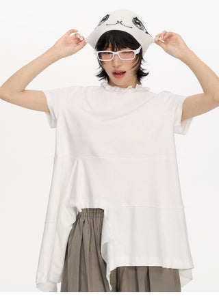 [NECY] ruffled round neck