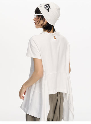 [NECY] ruffled round neck