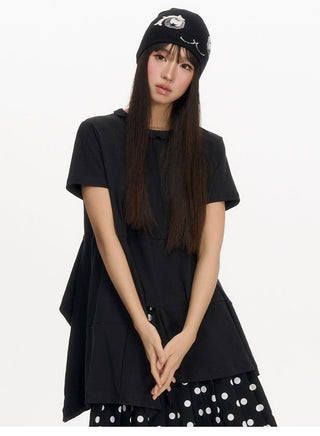 [NECY] ruffled round neck