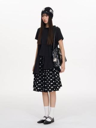 [NECY] ruffled round neck