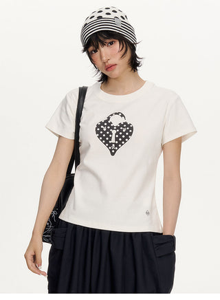 [NECY] heart lock tee