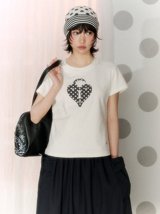 [NECY] heart lock tee