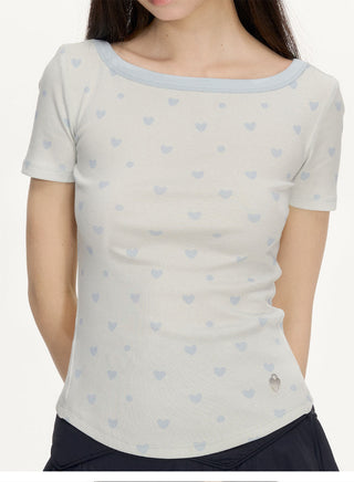 [NECY] waffle dot tee