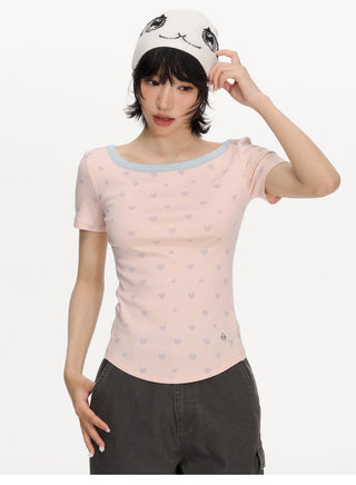 [NECY] waffle dot tee