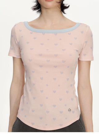 [NECY] waffle dot tee