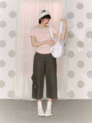 [NECY] waffle dot tee