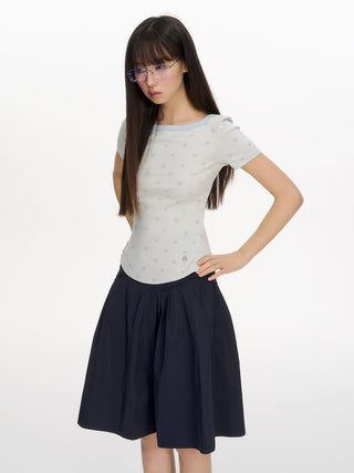 [NECY] waffle dot tee