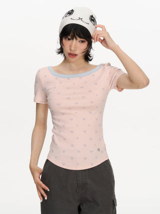 [NECY] waffle dot tee