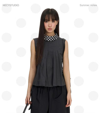 [NECY] polka dot vest