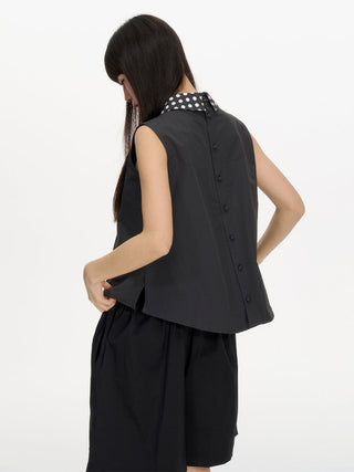 [NECY] polka dot vest