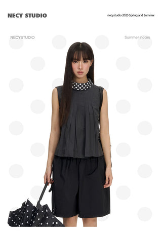 [NECY] polka dot vest