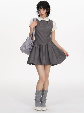 [NECY] wing embroidered dress