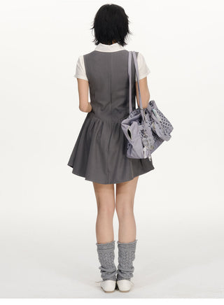 [NECY] wing embroidered dress