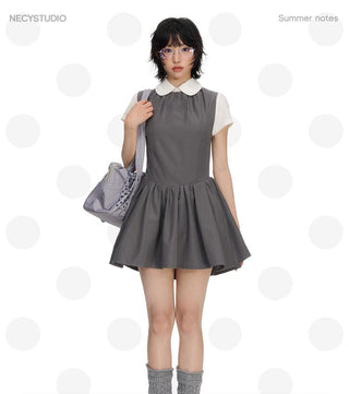 [NECY] wing embroidered dress