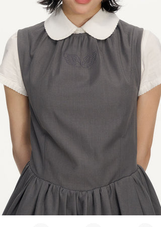 [NECY] wing embroidered dress