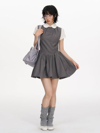 [NECY] wing embroidered dress