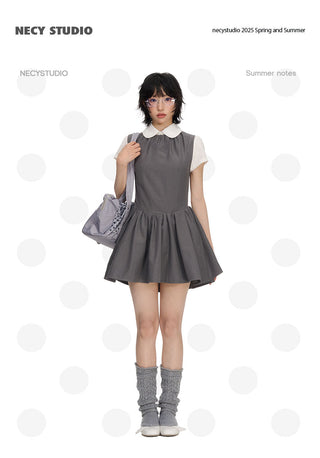 [NECY] wing embroidered dress