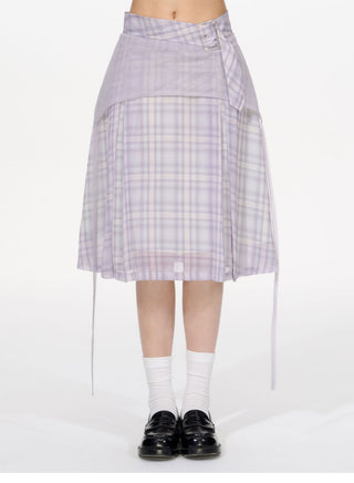 [NECY] plaid shirt dress