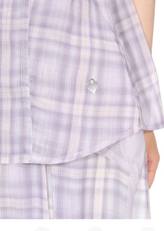 [NECY] plaid shirt dress