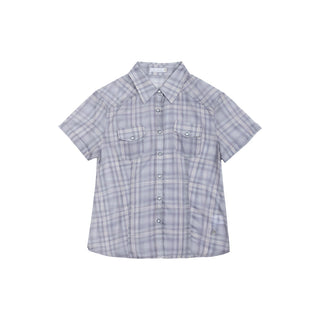 [NECY] plaid shirt dress