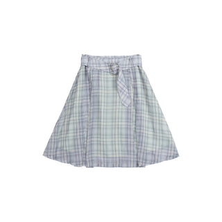 [NECY] plaid shirt dress