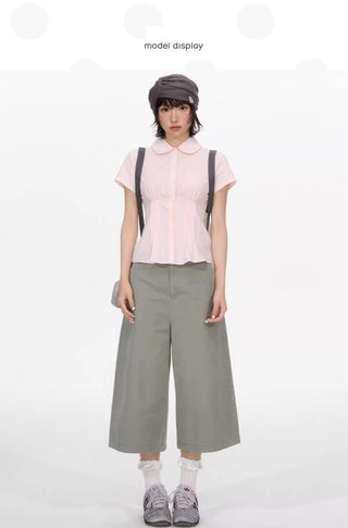 [NECY] gray cropped pants