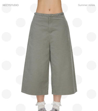[NECY] gray cropped pants